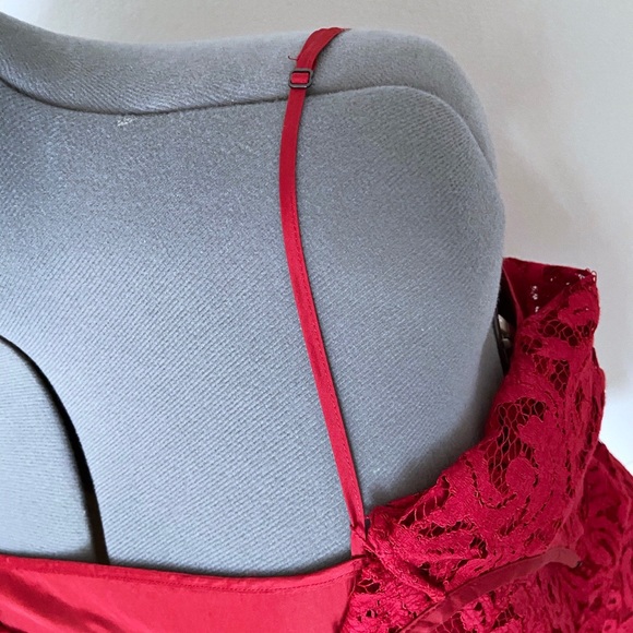 Red Lace Cocktail Dress *NWT* - Banana Republic - Picture 5 of 7